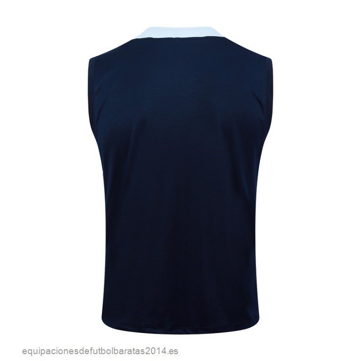 Nuevo Entrenamiento Sin Mangas Francia 2024 Azul Marino Baratas
